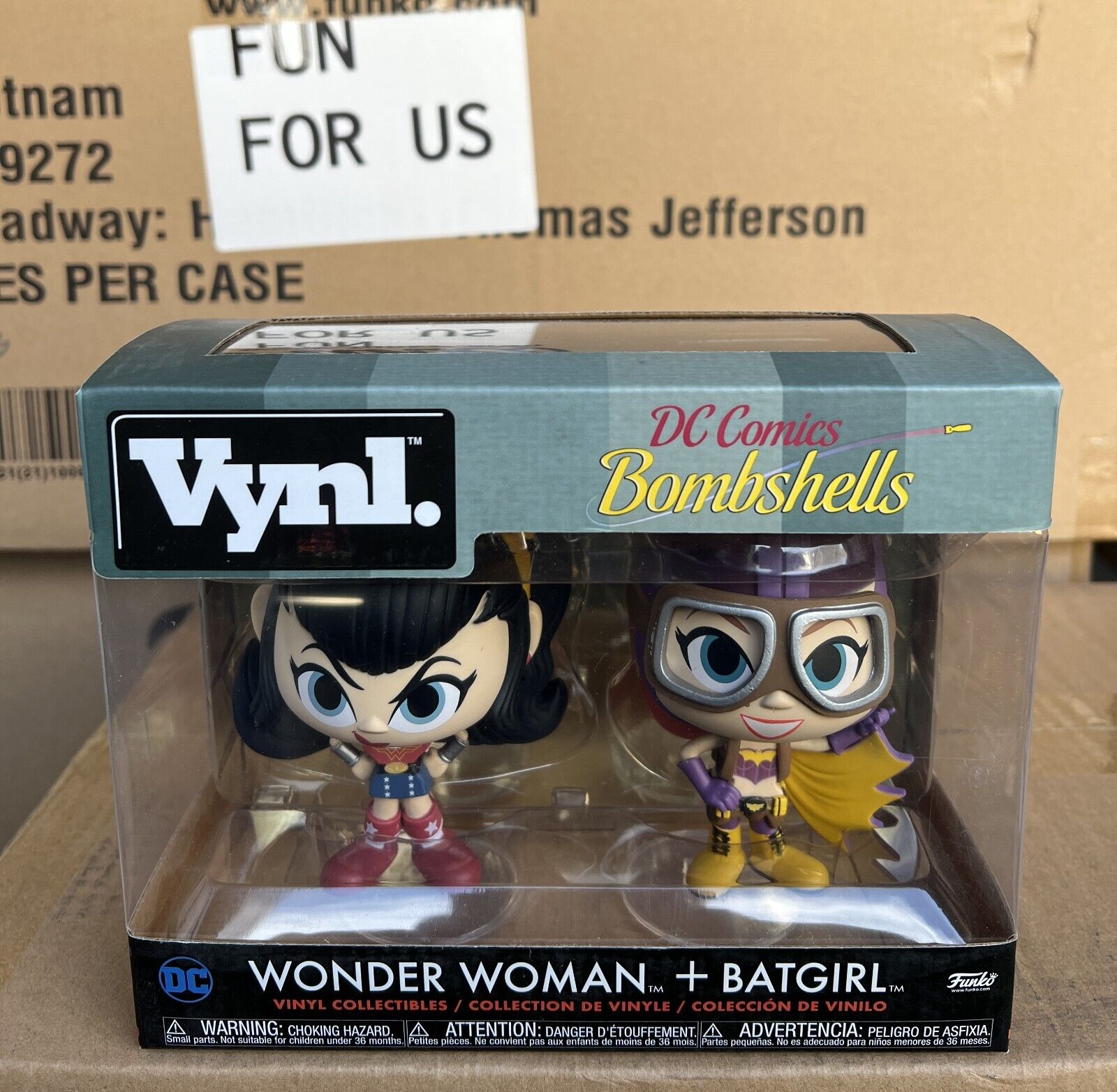 Funko DC Bombshells Vynl. Wonder Woman and Batgirl Vinyl Figure 2-Pack