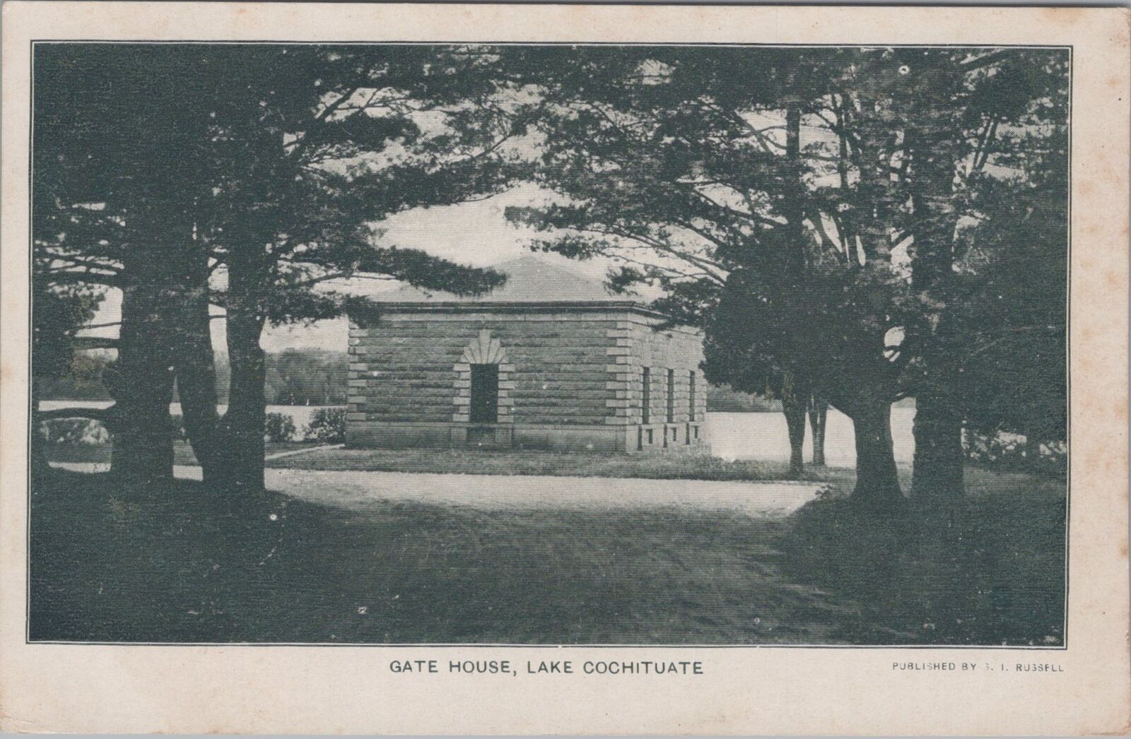 Gate House Lake Cochituate Postcard