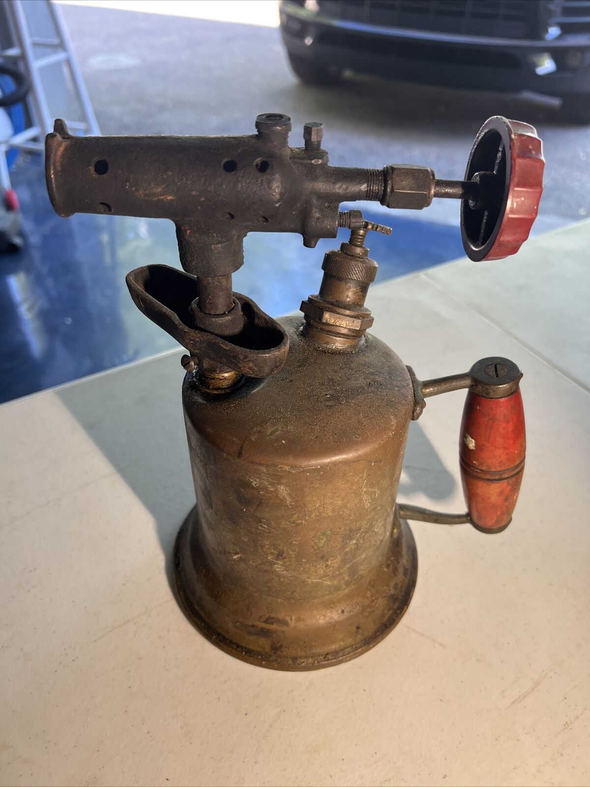 Vintage Antique Blow Torch Brass No Markings Make Offer