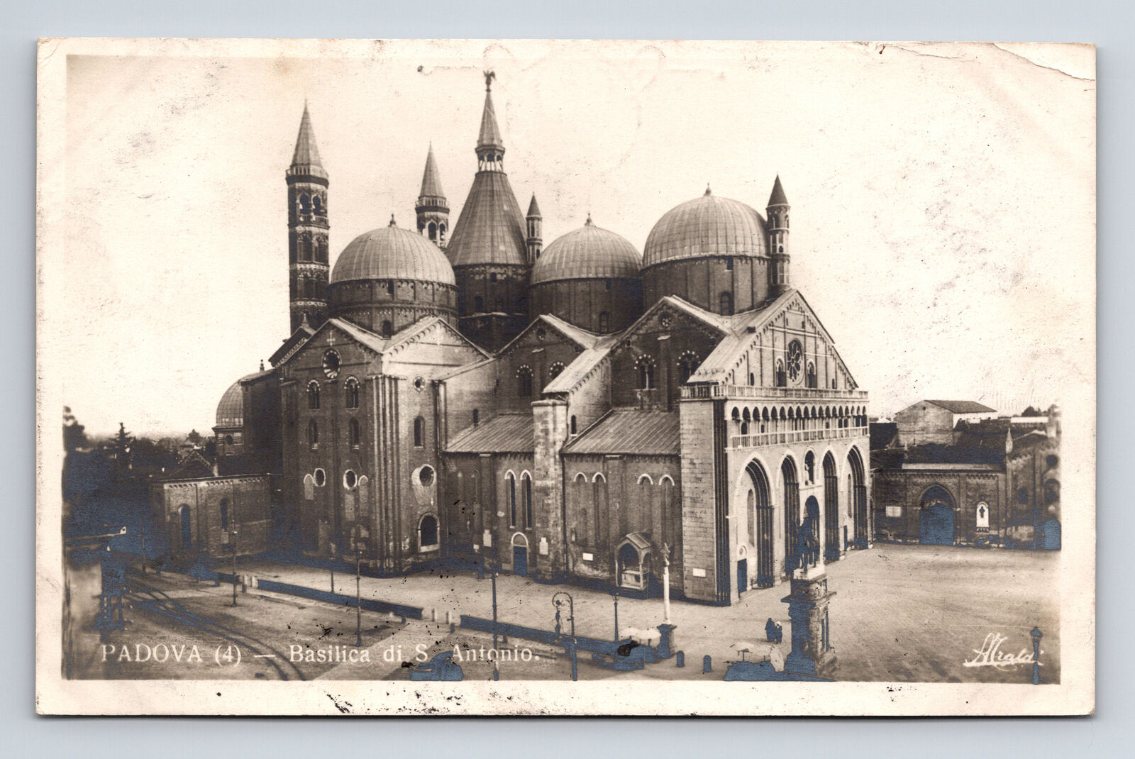 1922 RPPC Basilica of Saint Anthony of Padua Italy Postcard