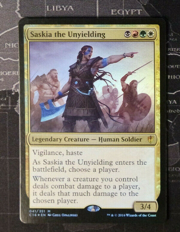 Saskia the Unyielding | NM | EN | 2016 Commander | MtG EDH CEDH Legacy Vintage