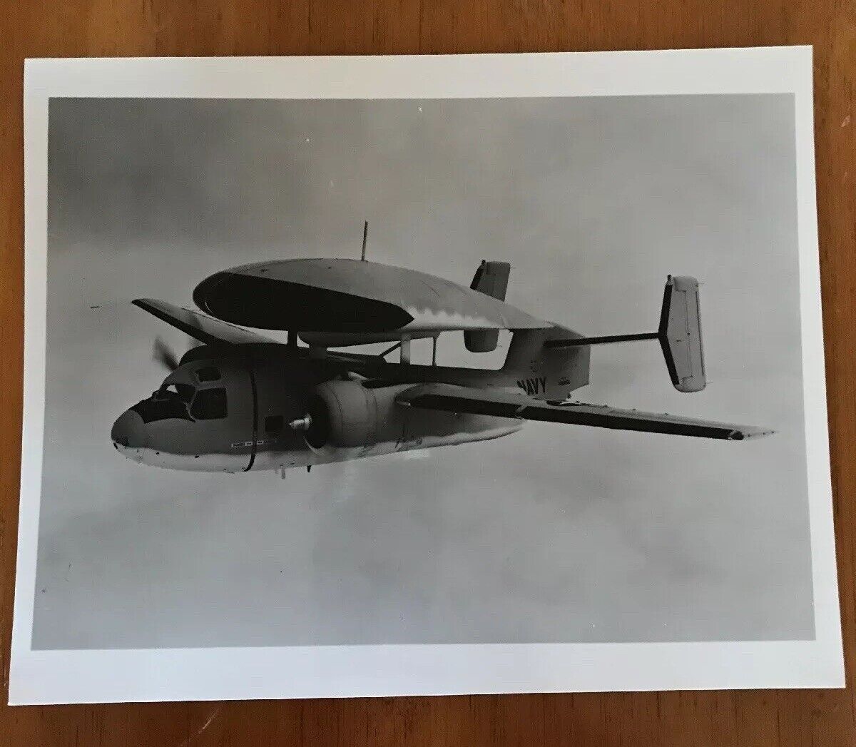 US Navy E-1 Tracer in Flight Photograph from Grumman History Center 8x10