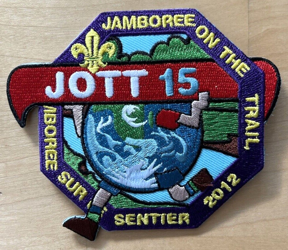 2012 Jamboree On The Trail JOTT Sure Le Sentier Official Scout Patch