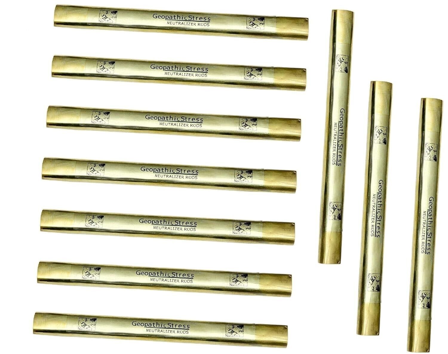 Geopathic Stress Rods/Geopathic Neutralizer Brass Rods for Vastu Length 8 Inch