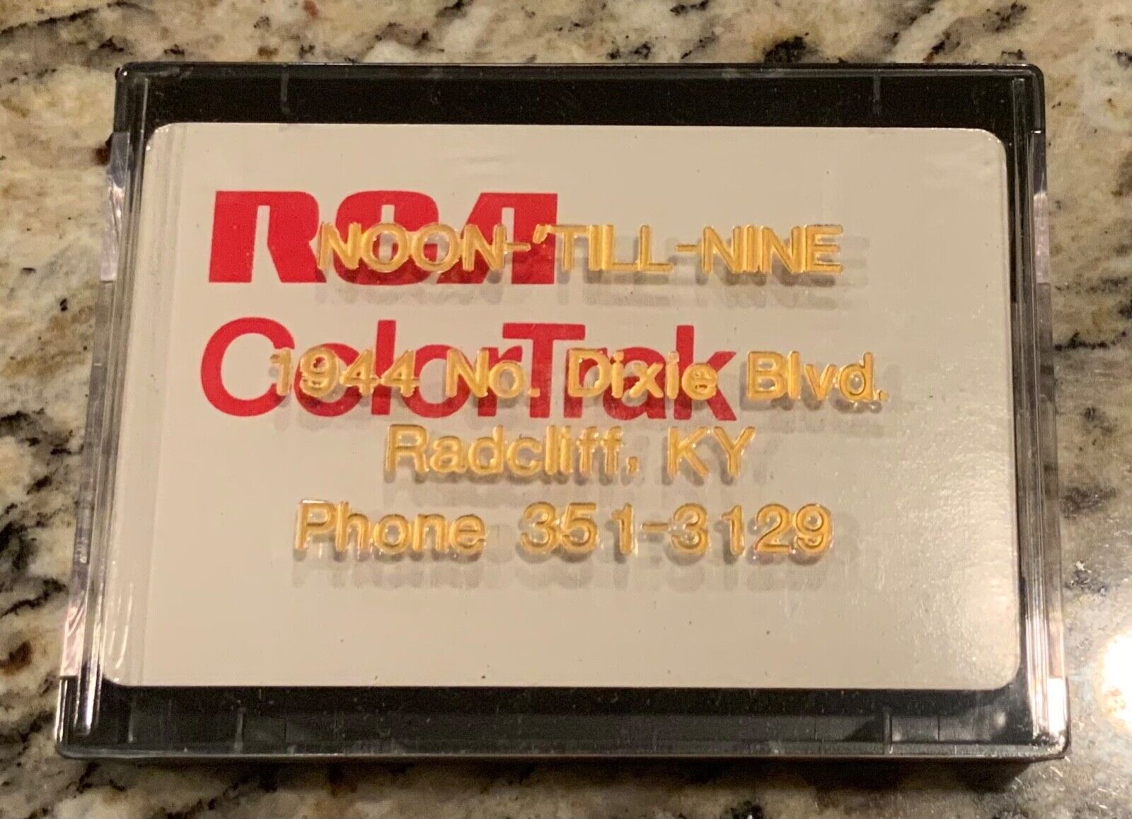 Vintage New 1980’s RCA ColorTrak Television Playing Cards KY Store Advertising
