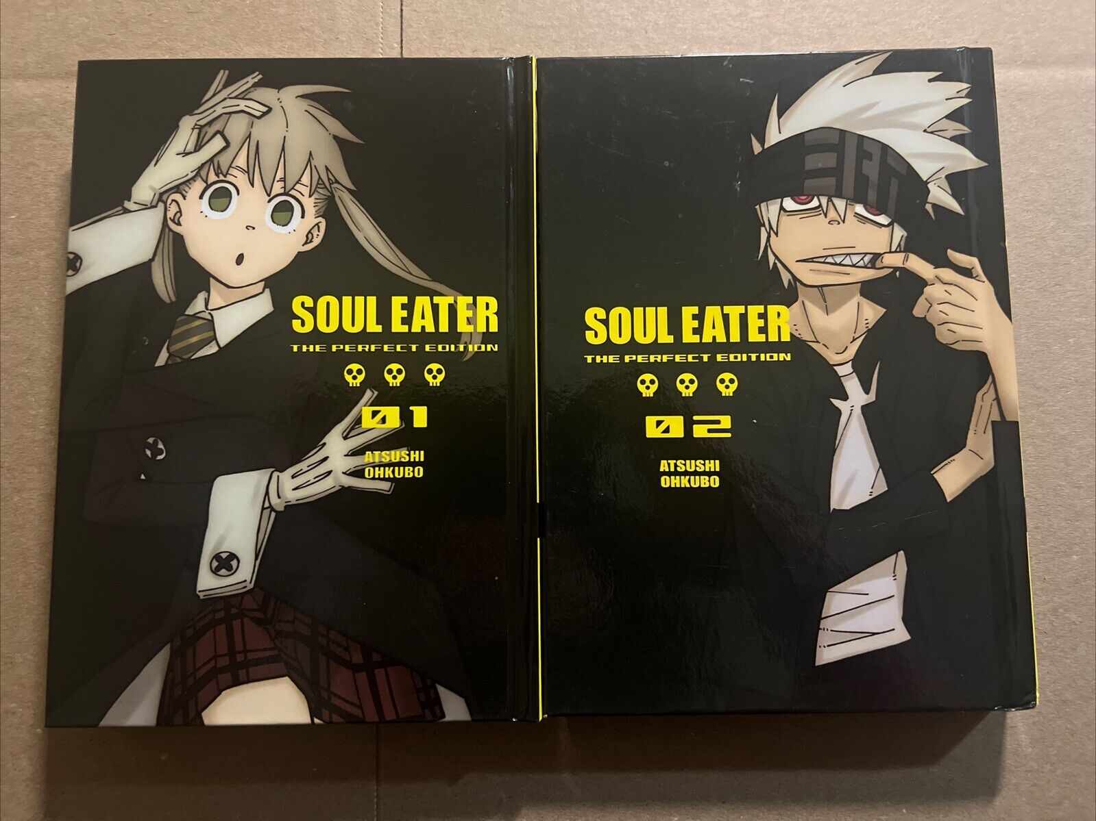 Lot of 2 - Soul Eater The Perfect Edition Books Volume 1 & 2 Atsushi Ohkubo