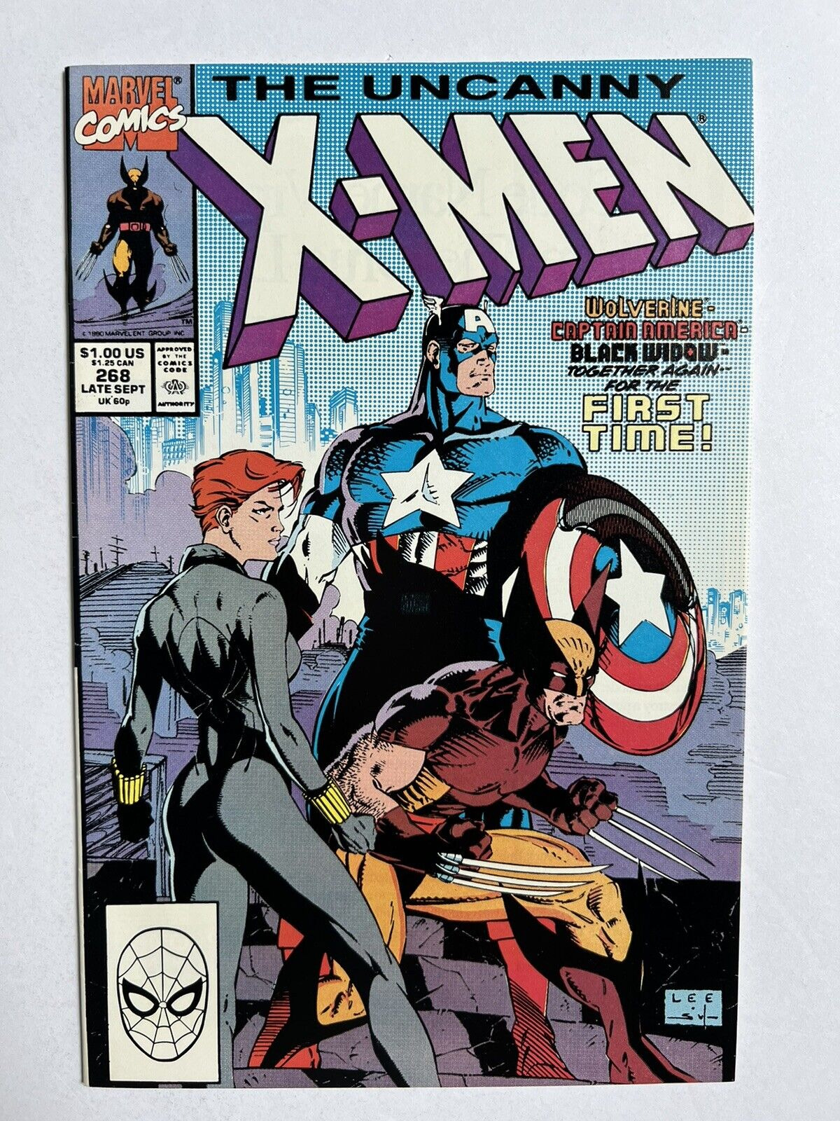The Uncanny X-Men #268 - Wolverine - Captain America-Black Widow (1990) - Key