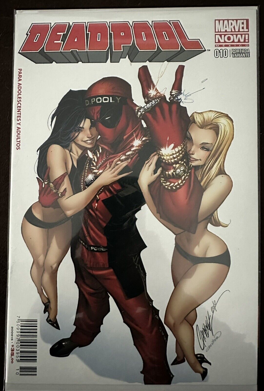 Siege #3 (Deadpool #10) Gangster La Mole Variant J. Scott Campbell NM