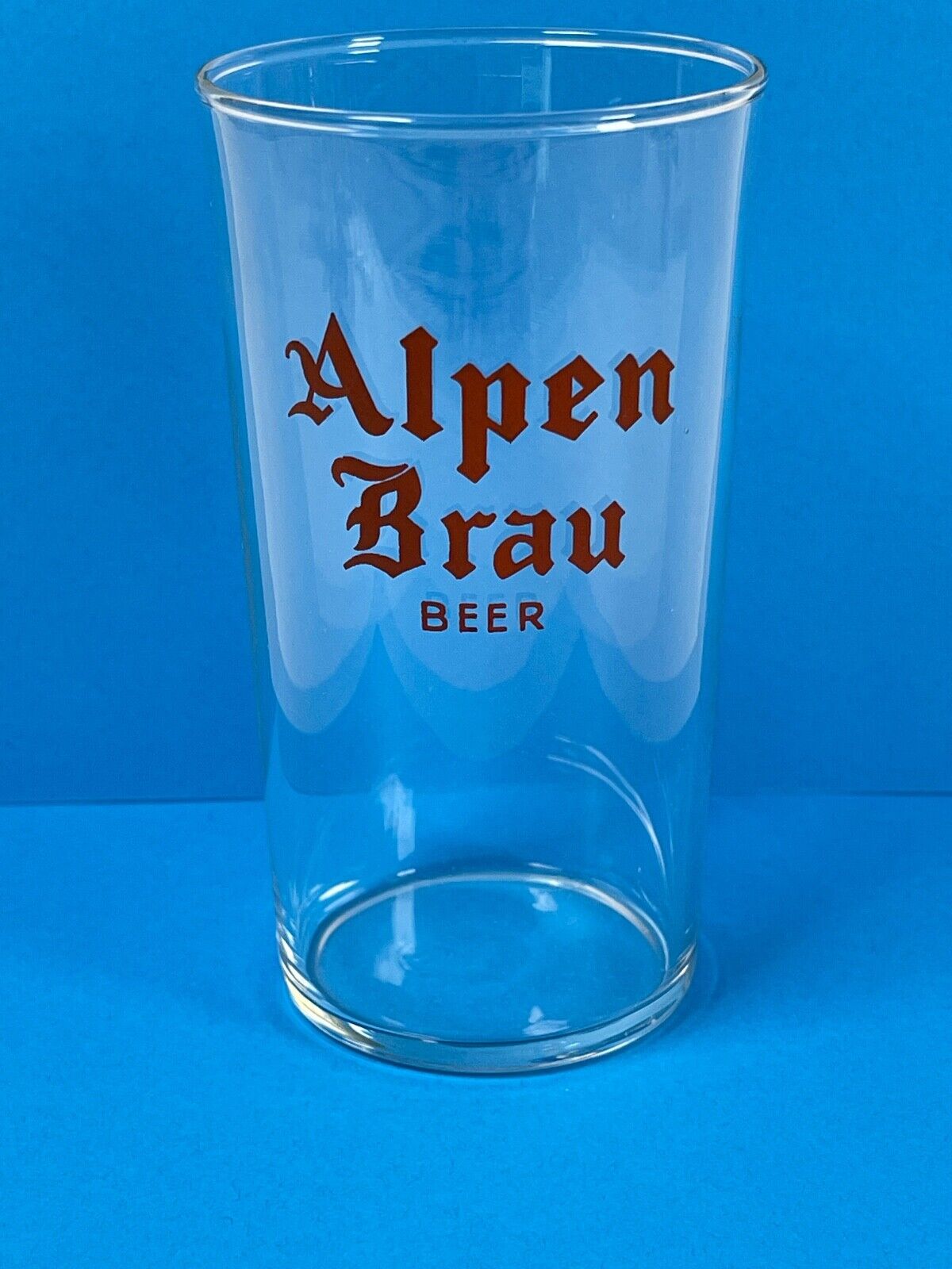 Vintage Alpen Brau Beer Glass