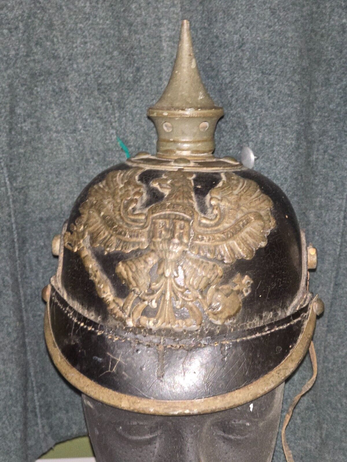 WWI Imperial German Pickelhaube Helmet