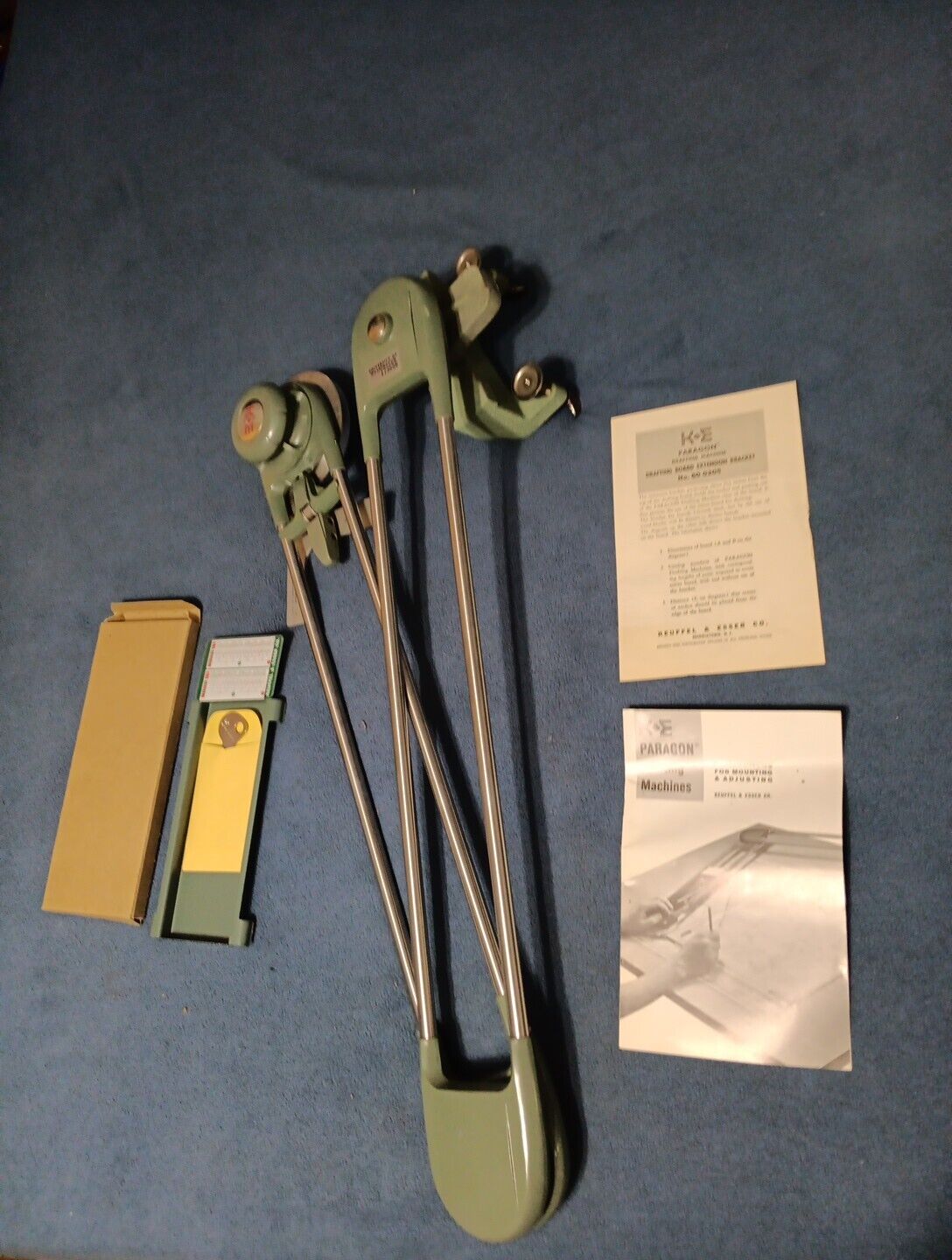 Vintage Keuffel & Esser (K&E) PARAGON Drafting Machine Arm With Pencil Tray