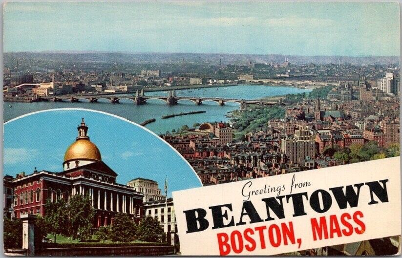 c1950s BOSTON, Massachusetts Postcard 
