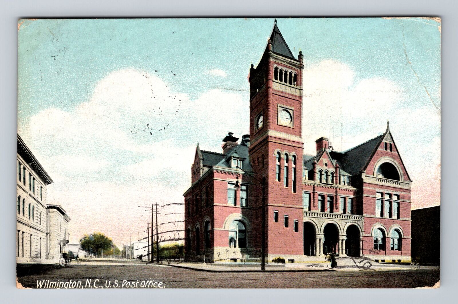 Wilmington NC-North Carolina, United States Post Office, Vintage Postcard