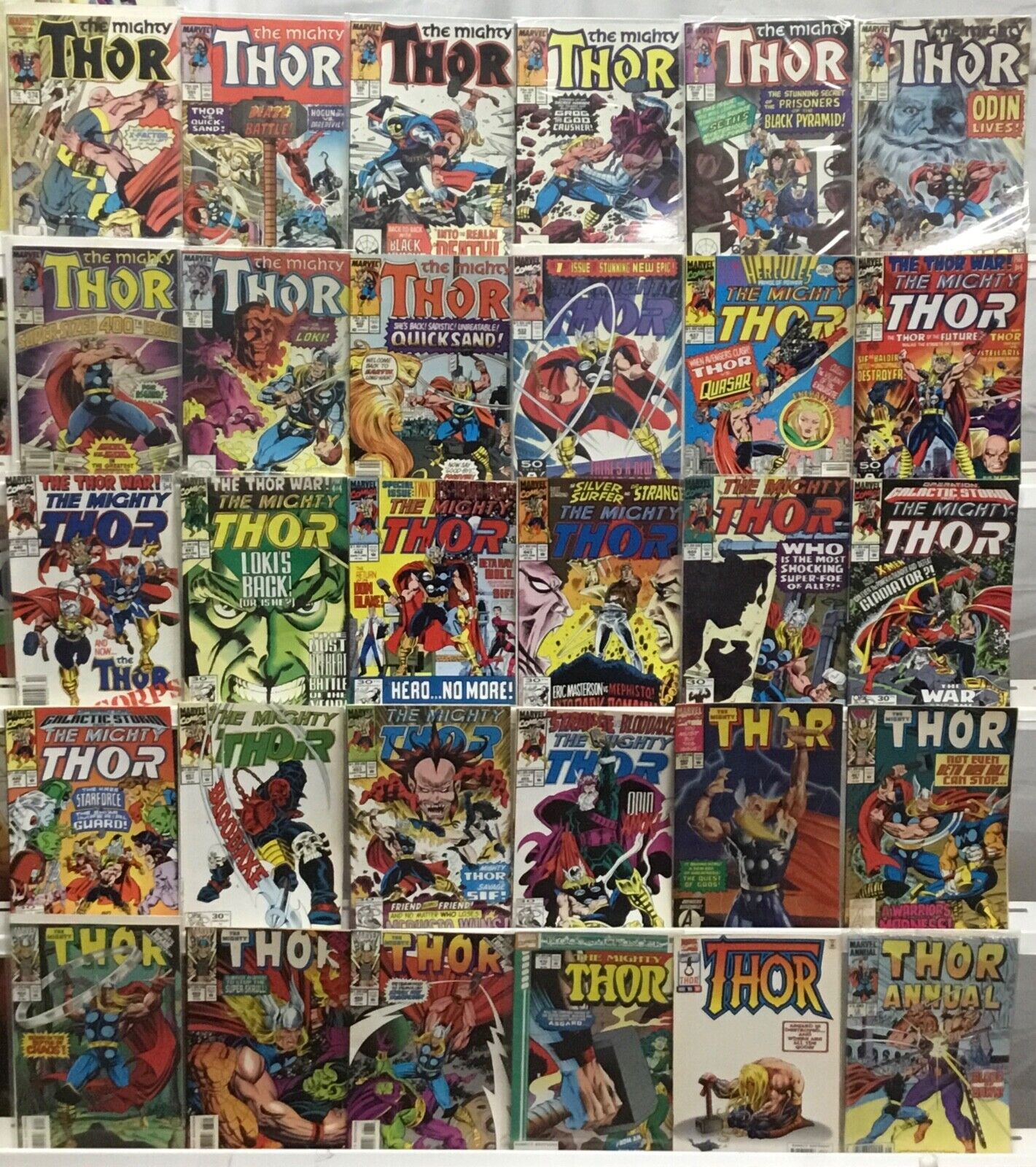 Marvel Comics - The Mighty Thor 1st Series - Comic Book Lot of 30 Issues
