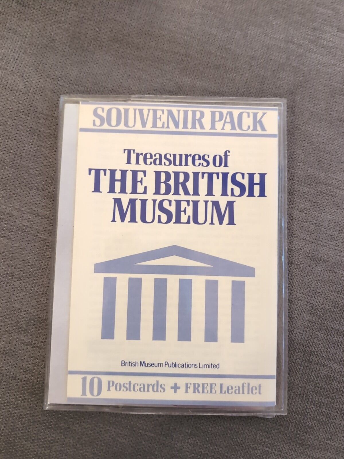 Vintage Treasures Of The British Museum Complete Set Of 10 Postcards