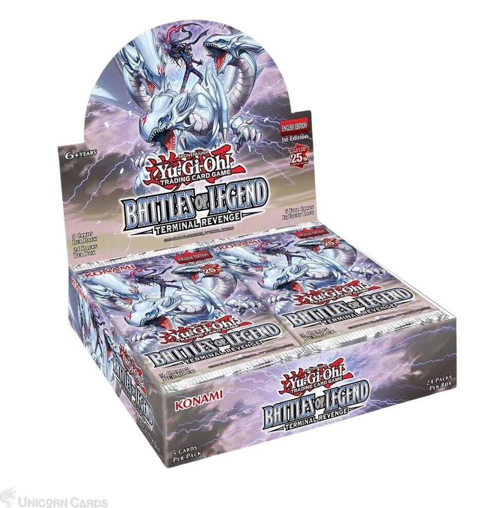 YuGiOh Battles Of Legend: Terminal Revenge 1st Edition Booster Display Box : IN