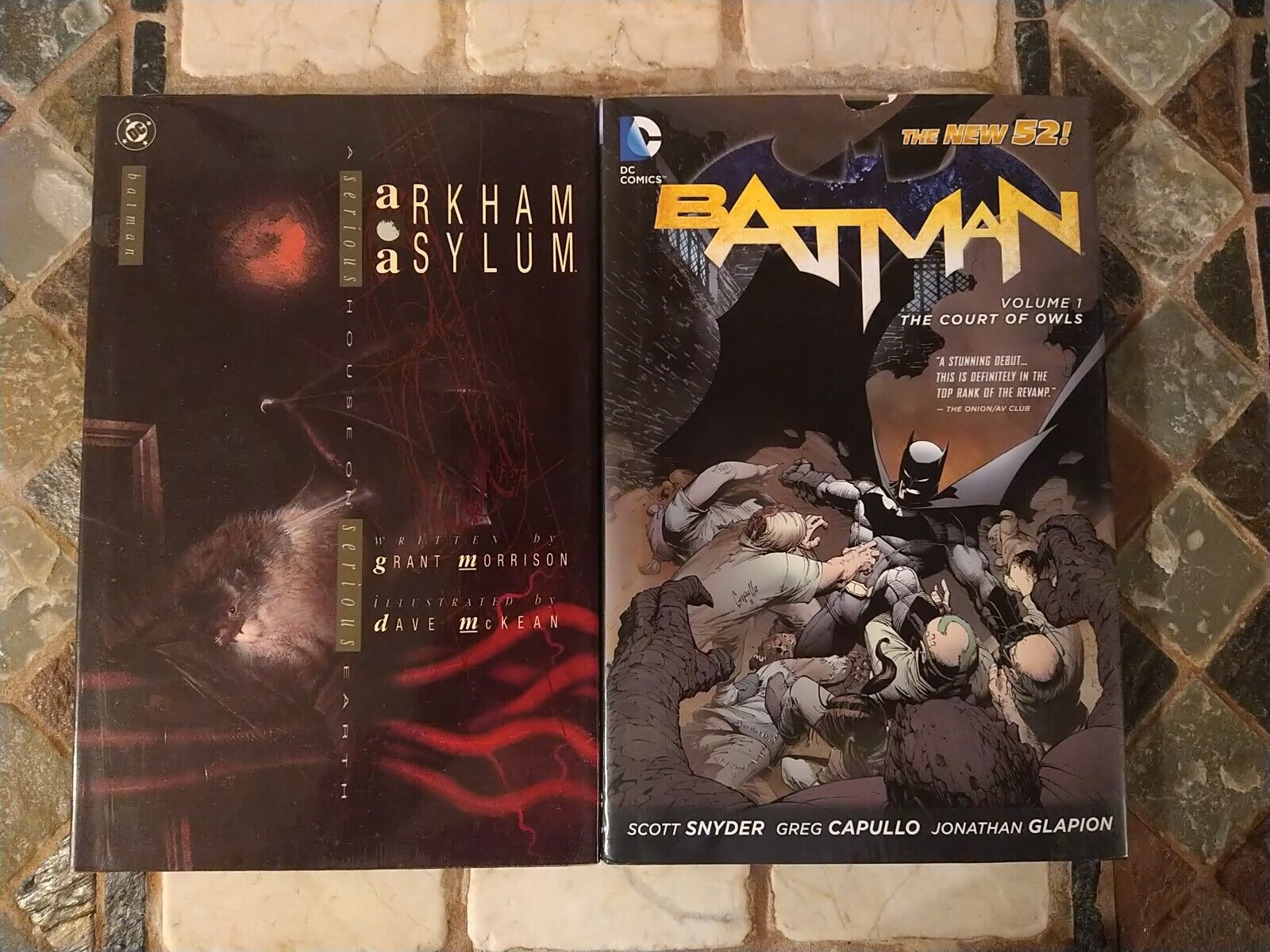 Batman Arkham Asylum Hardcover 1989 DC & Batman Court Of Owls Hardcover