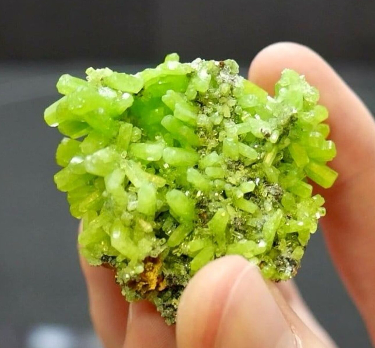 Bright Green Pyromorphite Specimen - Daoping Mine, Guangxi, China