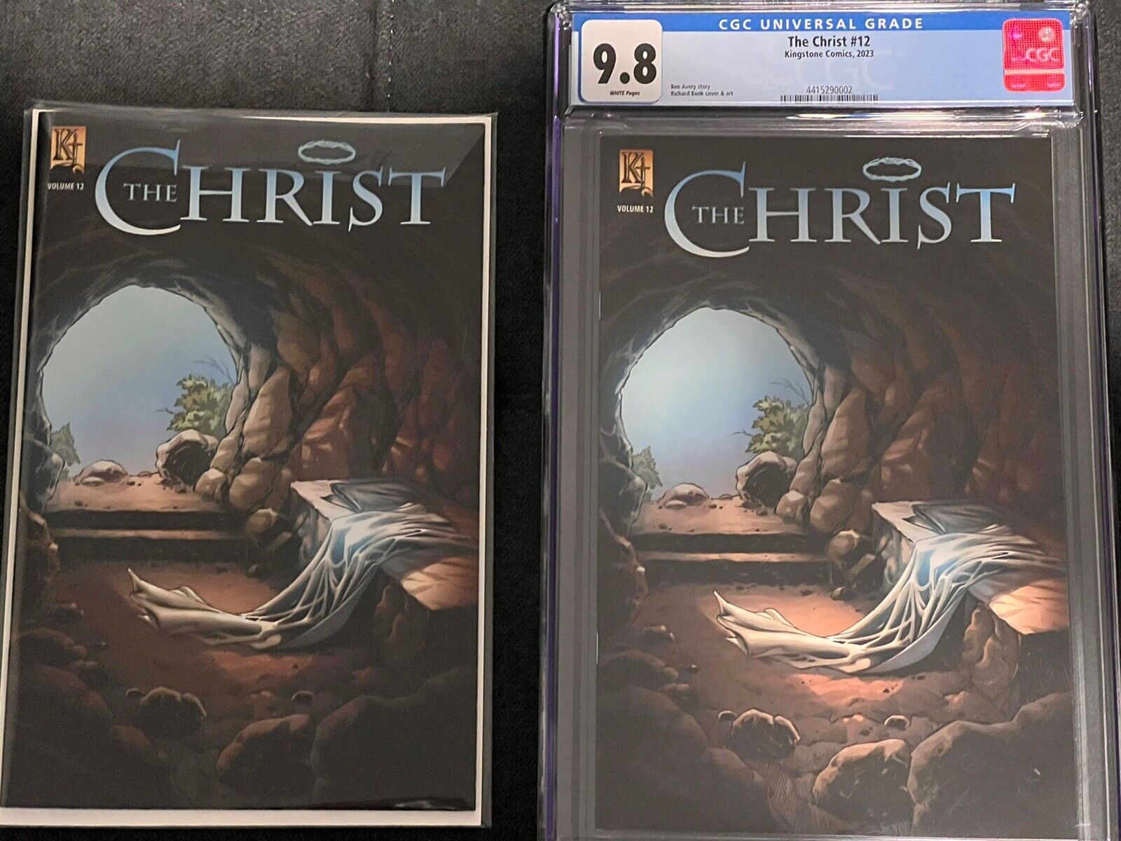 The Christ Volume 12 Kingstone Comics Both CGC 9.8 And Raw Both In This BIN