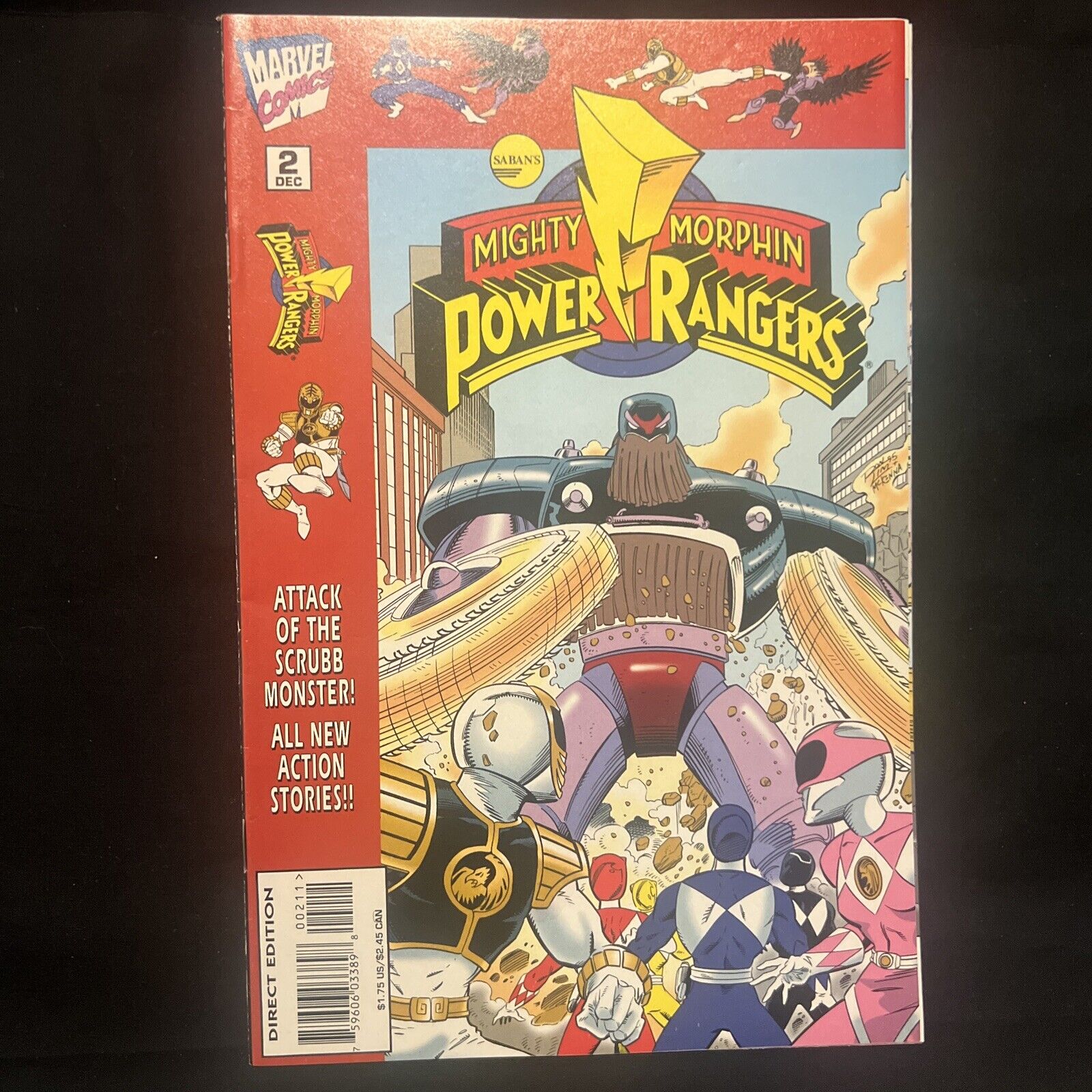 Saban\'s Mighty Morphin Power Rangers #2 (Dec 1995, Marvel)