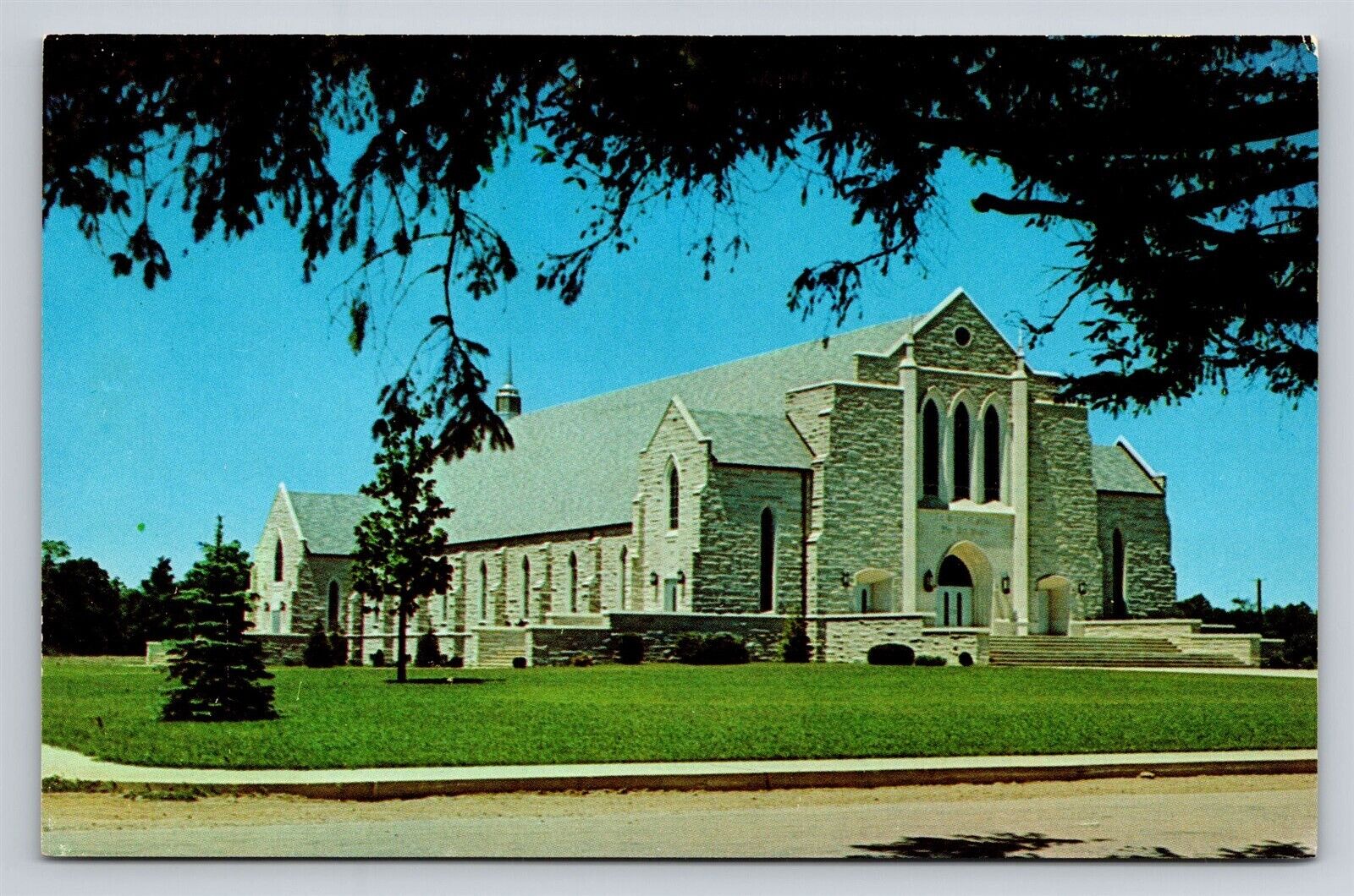 Berrien Springs MI Emmanuel Missionary College The College Church Vtg Postcard