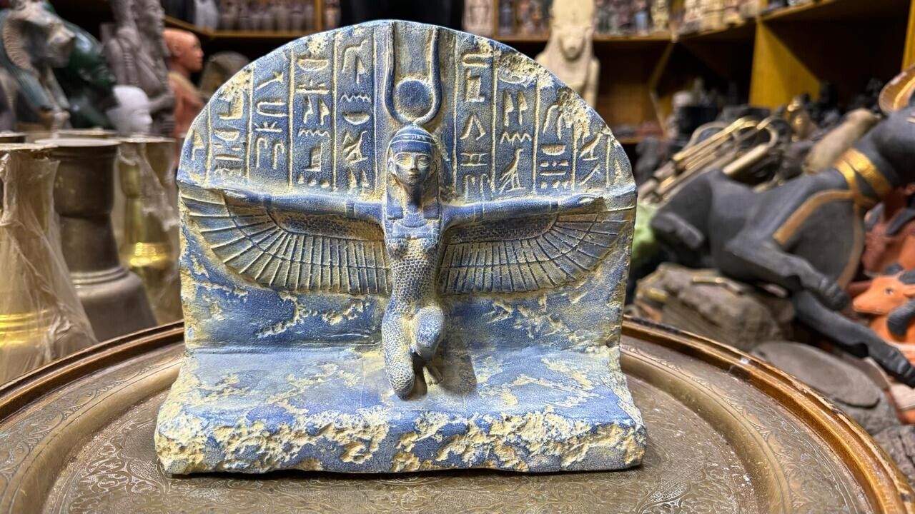 Ancient Egyptian Antiquities Pharaonic Statue of God Hathor God love Egypt BC