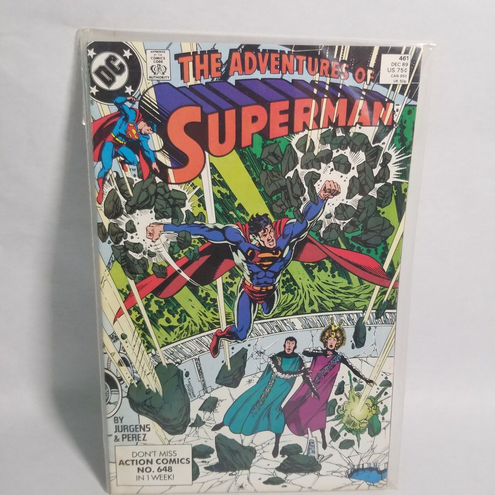 The Adventures Of Superman DC Comic Book 1989 Issue#461
