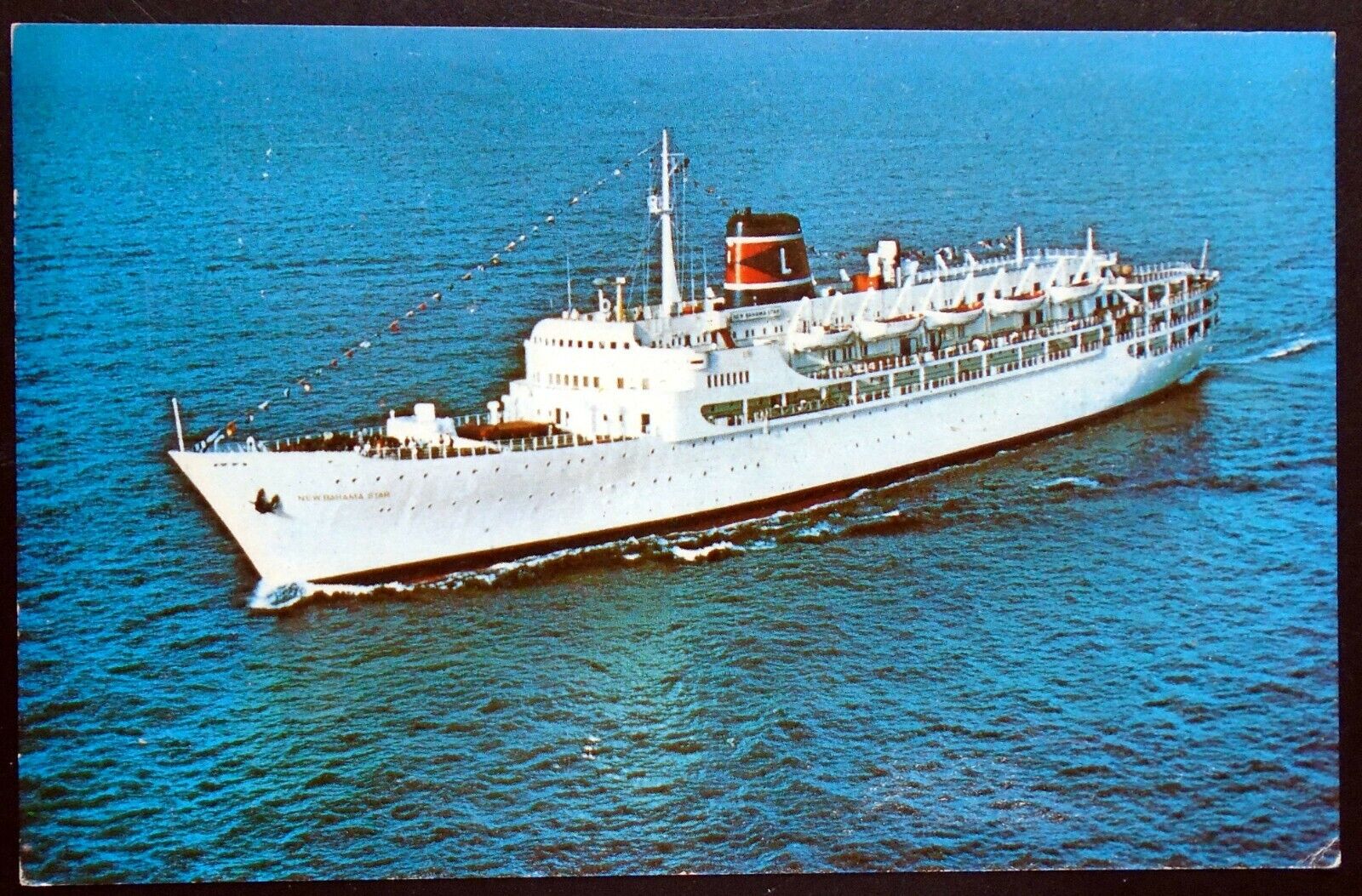 1960s “S.S. New Bahama Star”, Eastern Steamship Co., Bahamas, Miami, FL 