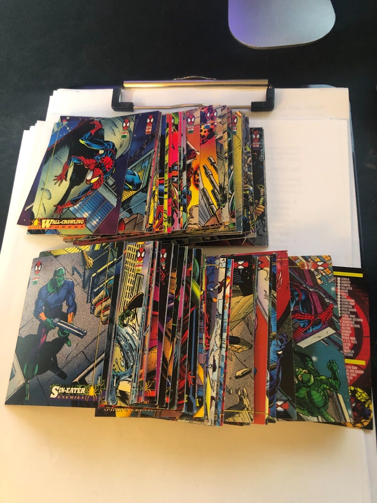 1994 MARVEL FLEER AMAZING SPIDER-MAN 1st EDITION (1-150) COMPLETE 150 CARD SET