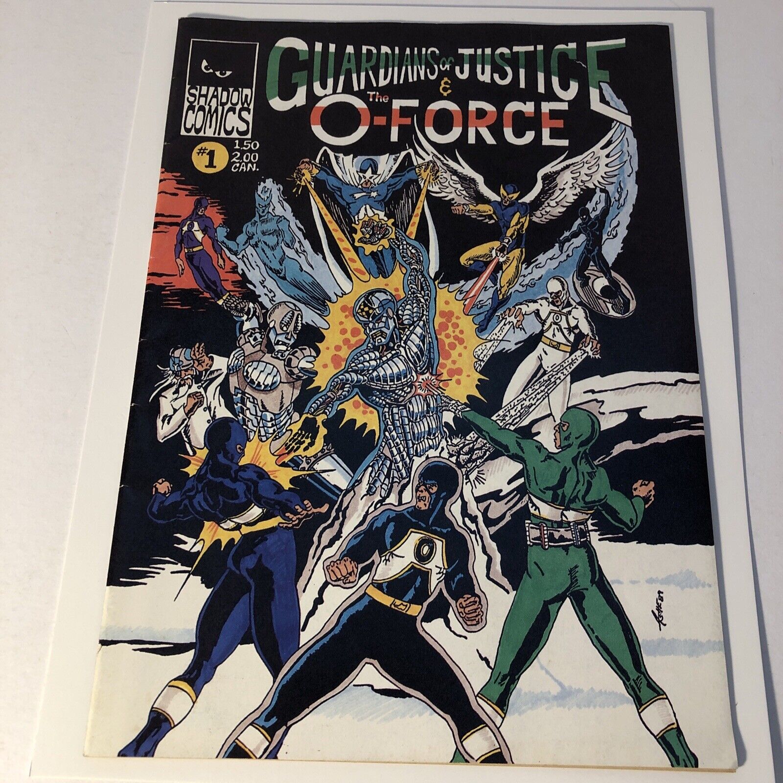 Guardians of Justice & The O-Force #1 Comic by Shadow Comics First Appearances