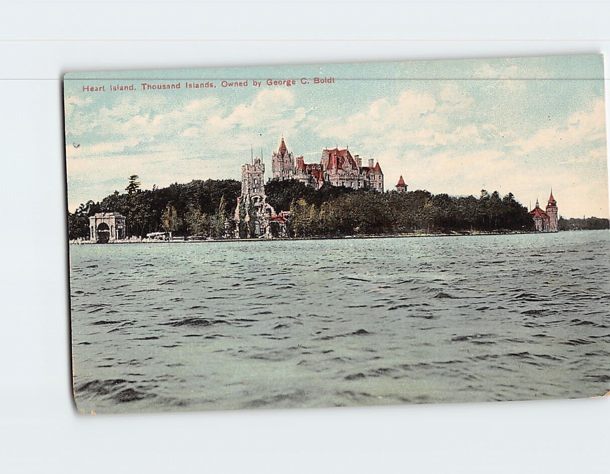 Postcard Boldt Castle Heart Island Thousand Islands New York USA