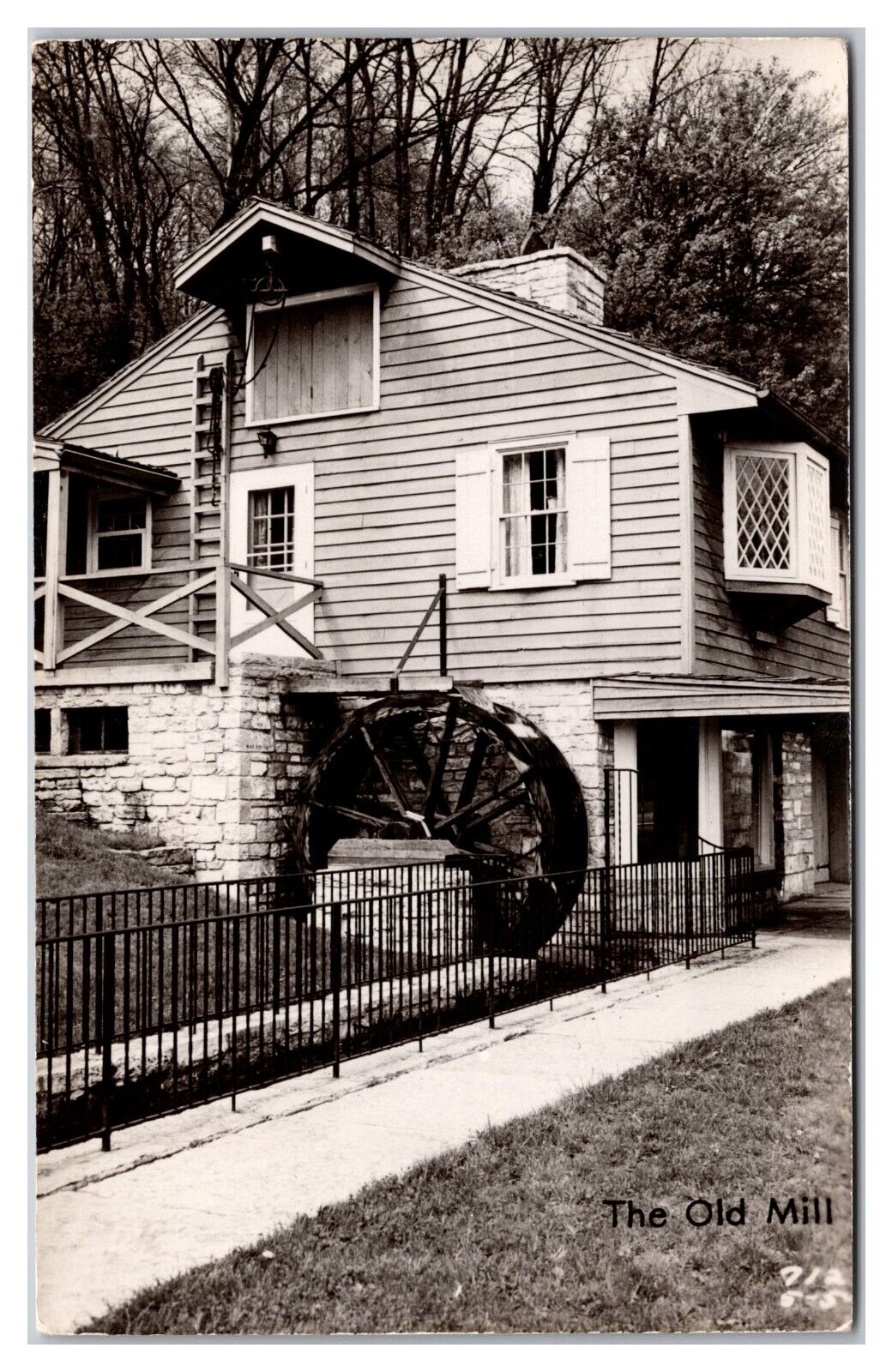 The Old Mill Carillon Park, Dayton, Ohio RPPC Postcard