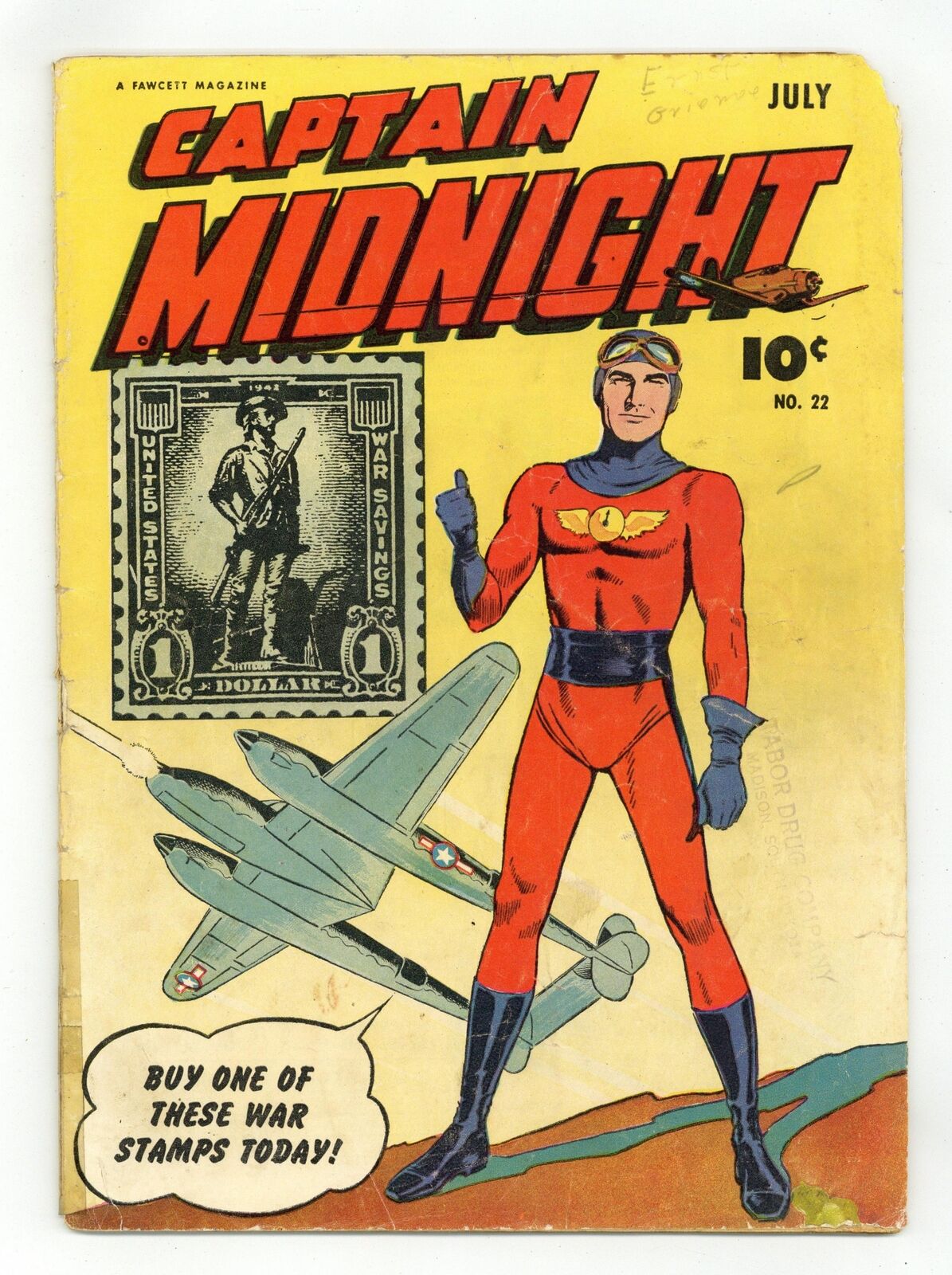 Captain Midnight #22 FR/GD 1.5 1944