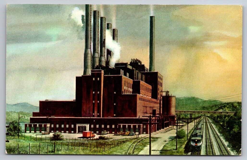 eStampsNet - Pittsburgh Lake Erie Railroad Steel King Postcard