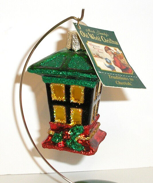 2007 - HOLIDAY LANTERN - OLD WORLD CHRISTMAS - GLASS ORNAMENT NEW W/TAG
