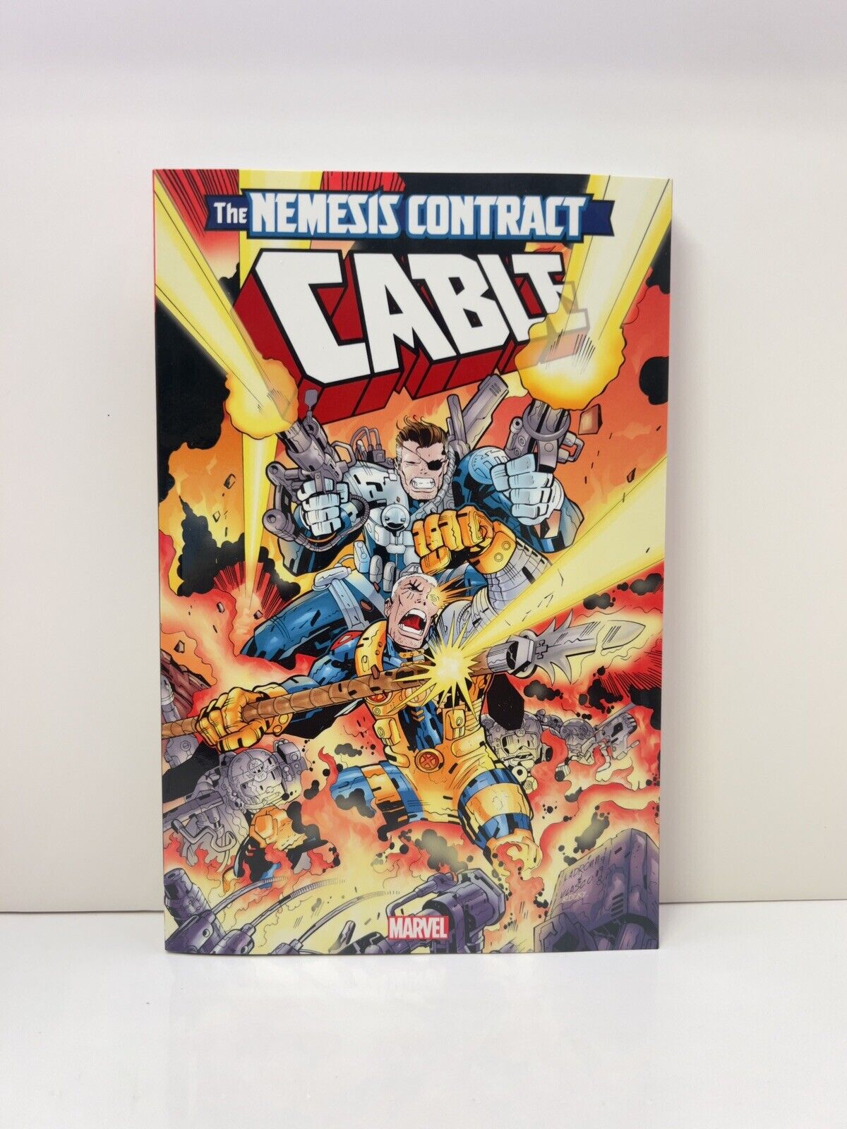 Marvel THE NEMESIS CONTRACT Cable Comic Paperback Book