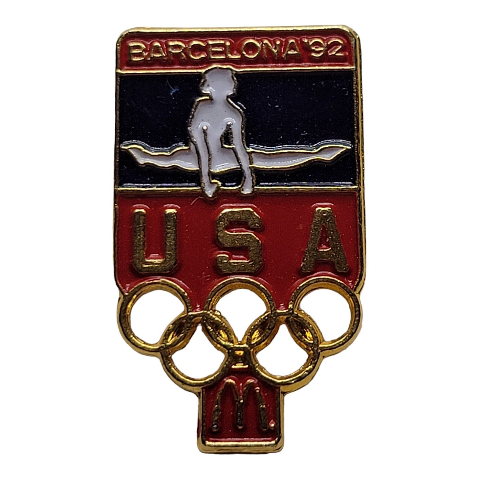 McDonald\'s 1992 Barcelona Olympics Pin - Gymnastics