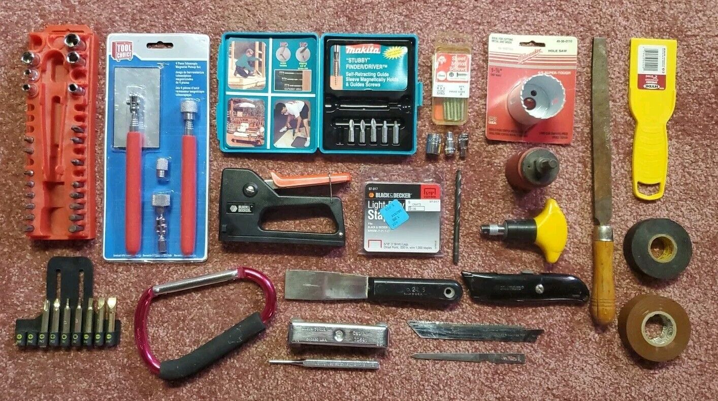 Tool Lot Box Lot Of Random Tools Vintage Milwaukee Klein Tools + More Lot #4