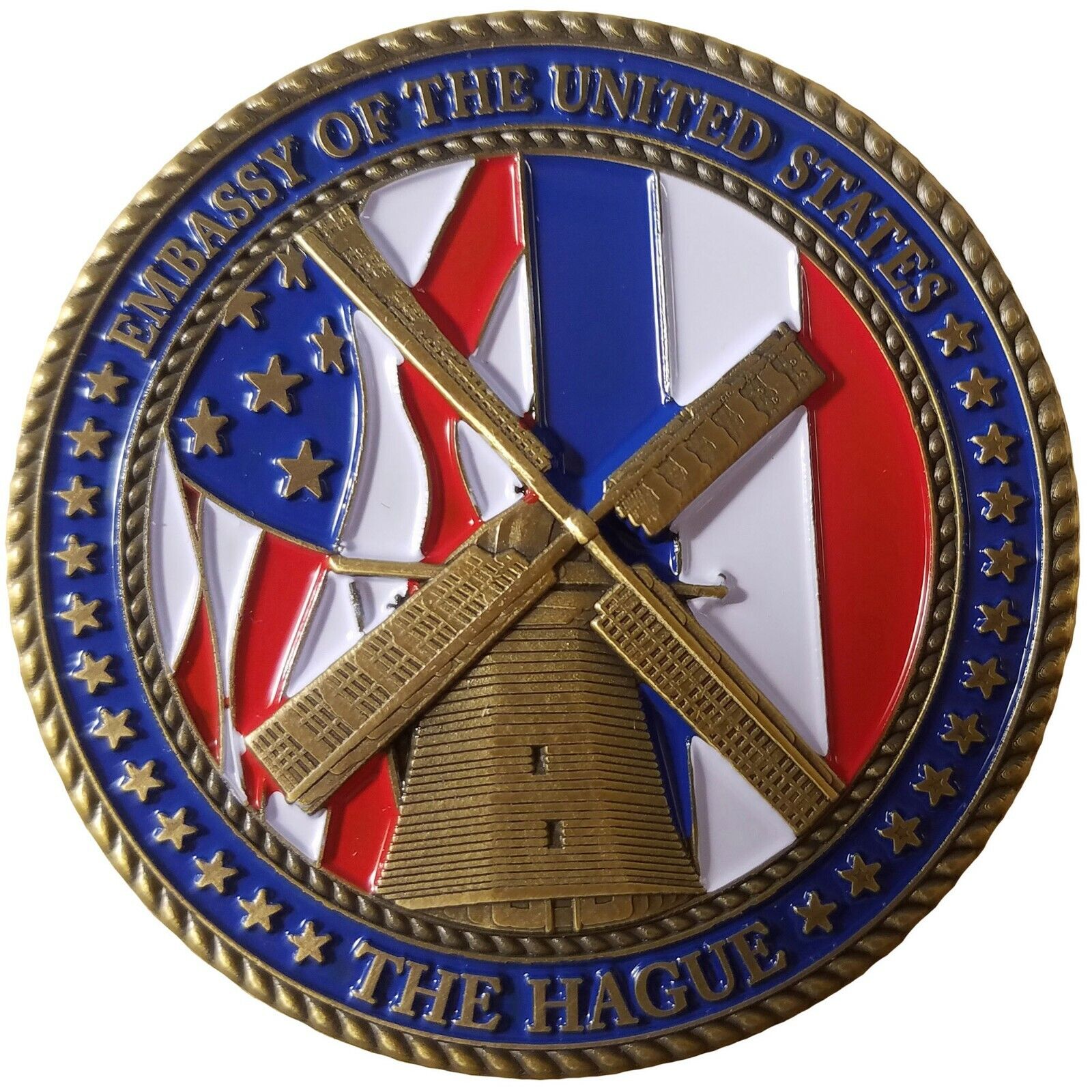 US Embassy The Hague Diplomatic Security Service Challenge Coin 2\