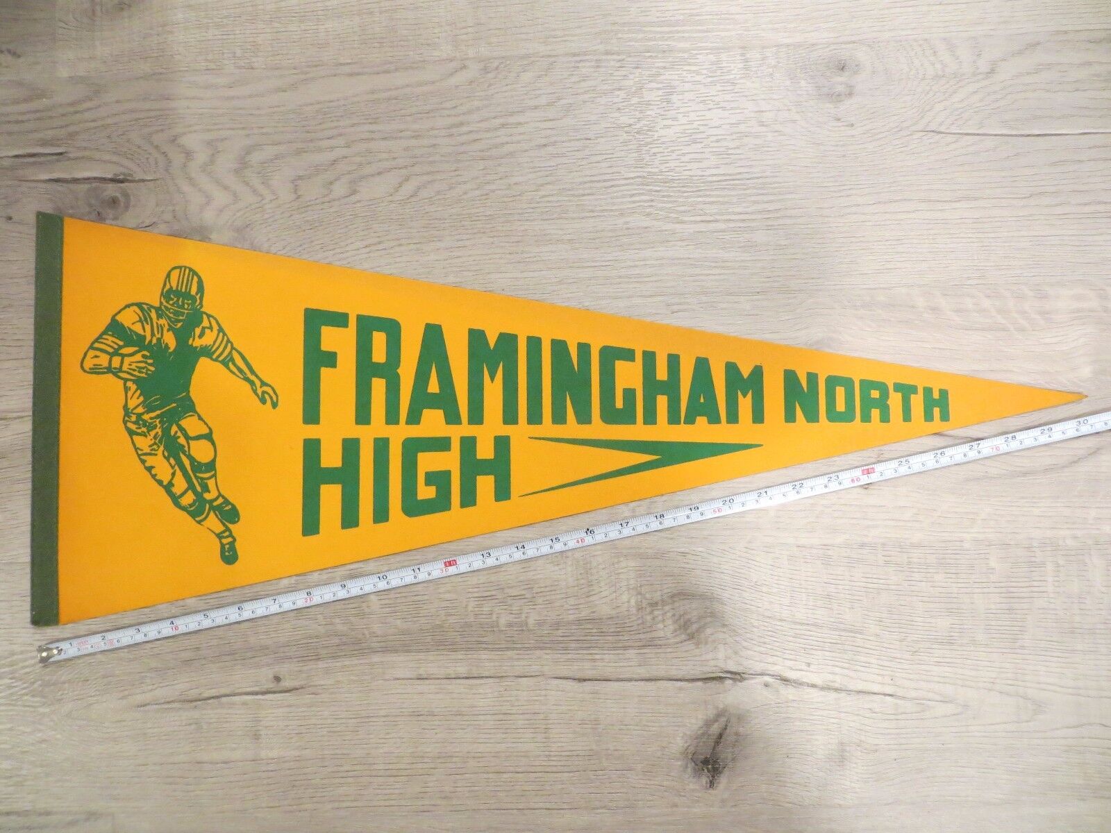 Framingham North Massachusetts High School Mass MA Felt Pennant Flag Football