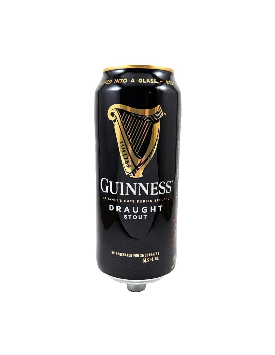 Guinness Beer Can tap handle Kegerator Mancave Gift Wedding Bar Draft Keg Marker