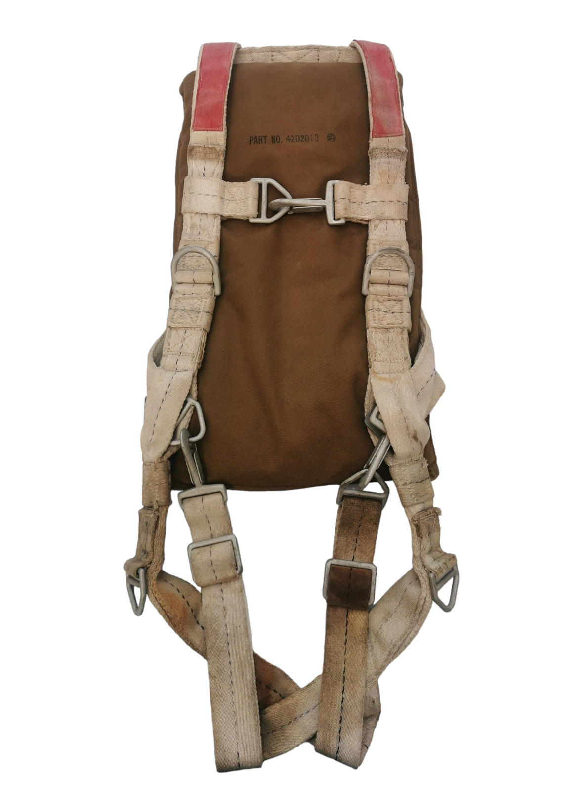 WW2 USAAF AN-6513-1A Chest Parachute Harness - Group 1 Red 