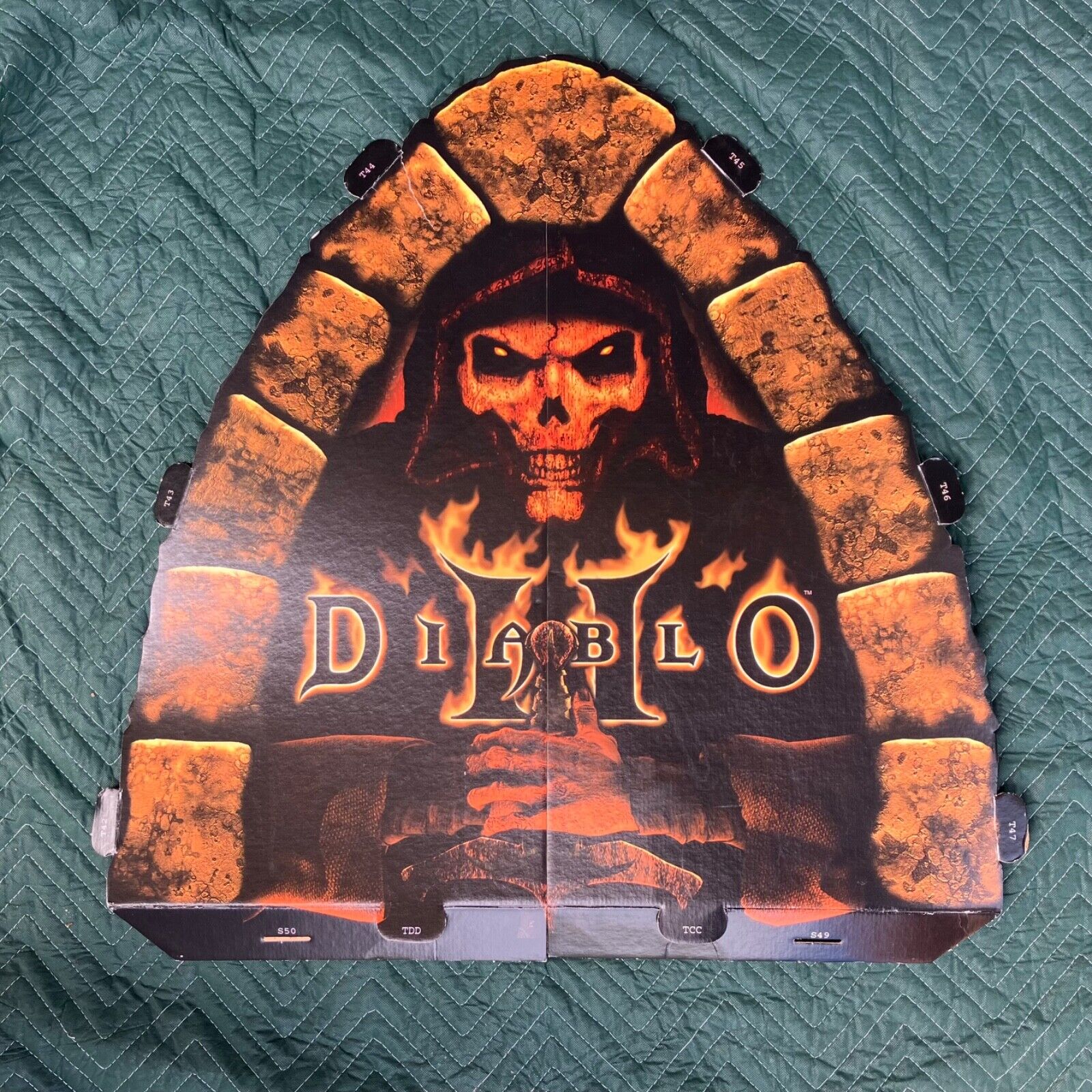 Rare Diablo 2 Cardboard Store Retail Display 27 X 28\