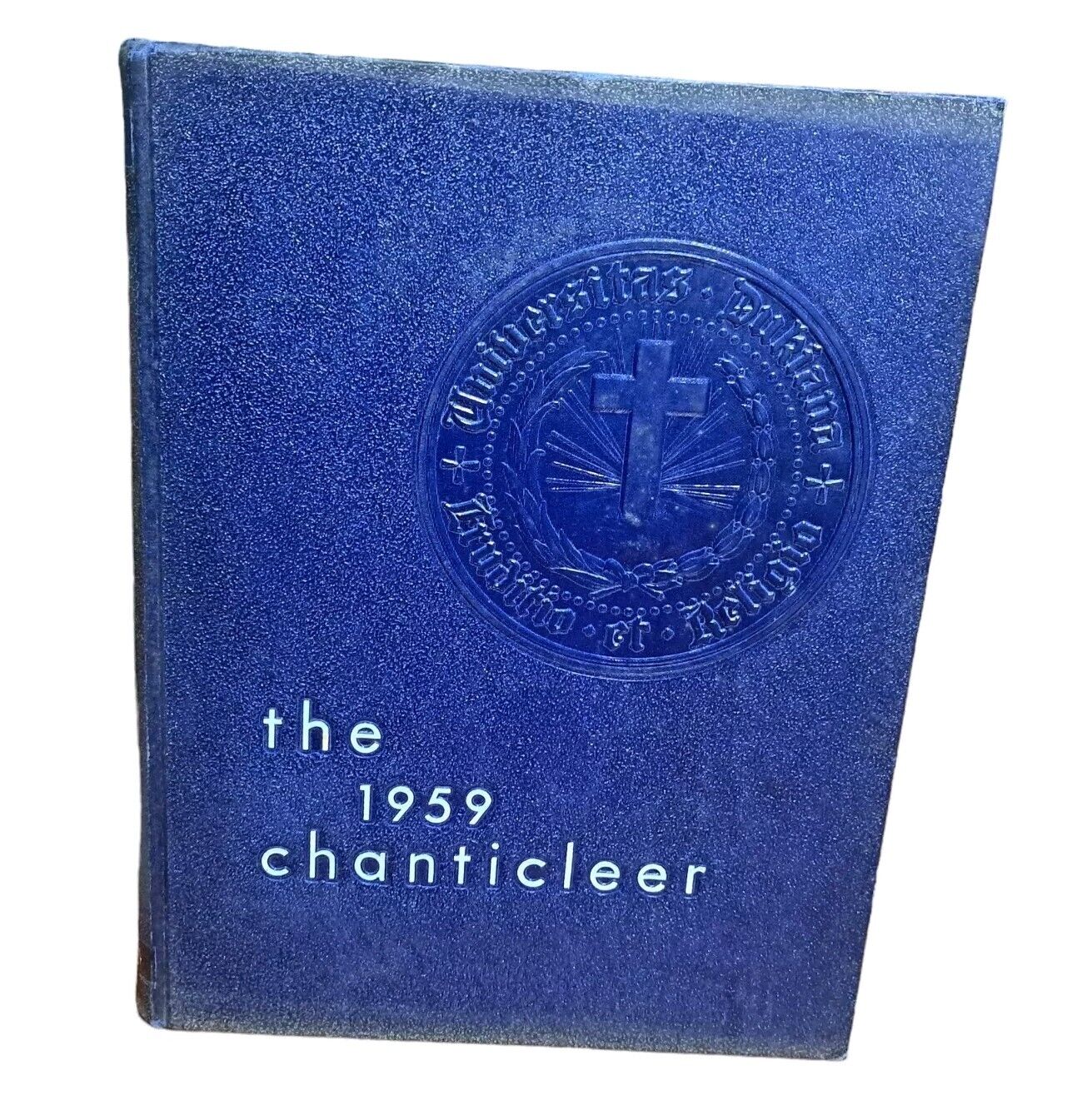 1959 The Chanticleer Duke University Annual Yearbook Pete Libby No Signatures