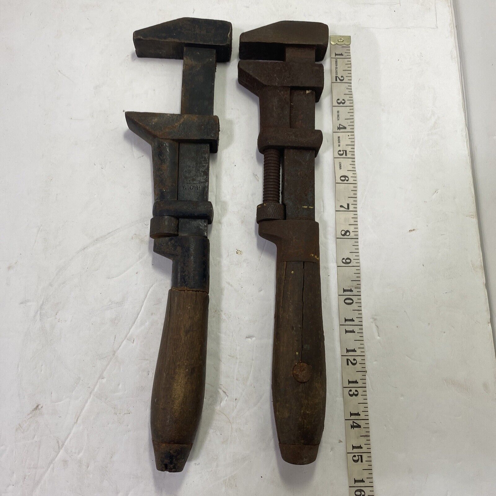 Vintage Coes Monkey Wrench & Hammer 15\