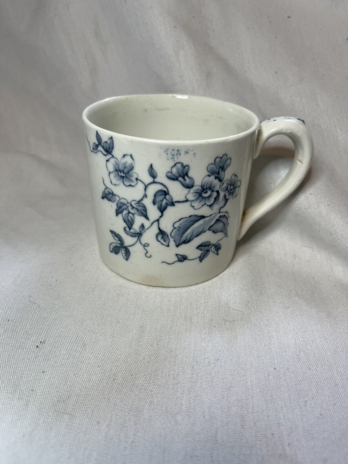 Antique Clementson Bros England “Chester” Cup/ Mug Blue Floral