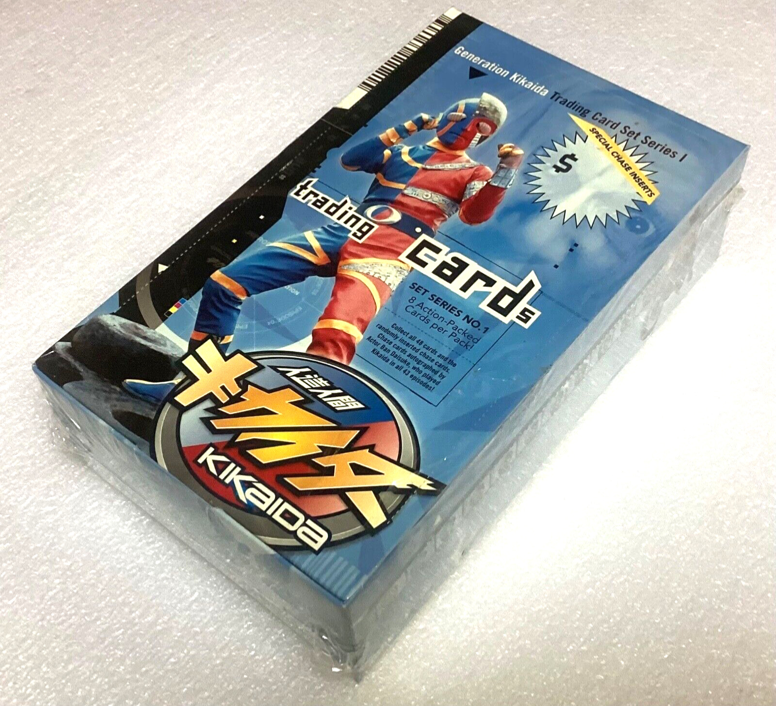 Kikaida Trading Cards 2001 Sealed Box of 24 Packs Series 1 - Rare