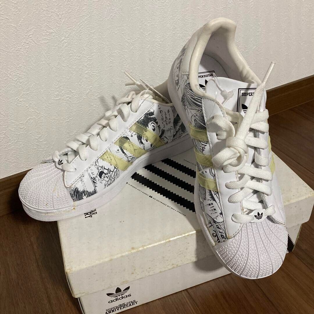 ADIDAS 35TH Anniversary sneakers Superstar Shoes CAPTAIN TSUBASA US6 24cm Japan