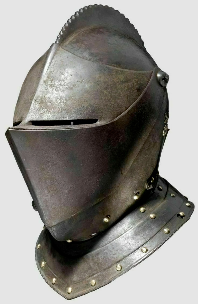 HELMET,Medieval Antique Knight Armor | Closed Warrior Helmet Gift For Him