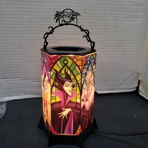 New Scentsy Disney All The Rage Villains Candle Warmer Maleficent Stained Glass